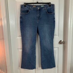 Anthropologie Pilcro Bootcut Medium Wash Denim Jeans Plus Size 22